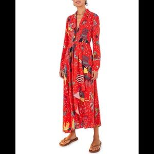 FARM Rio Carnival Red Maxi N